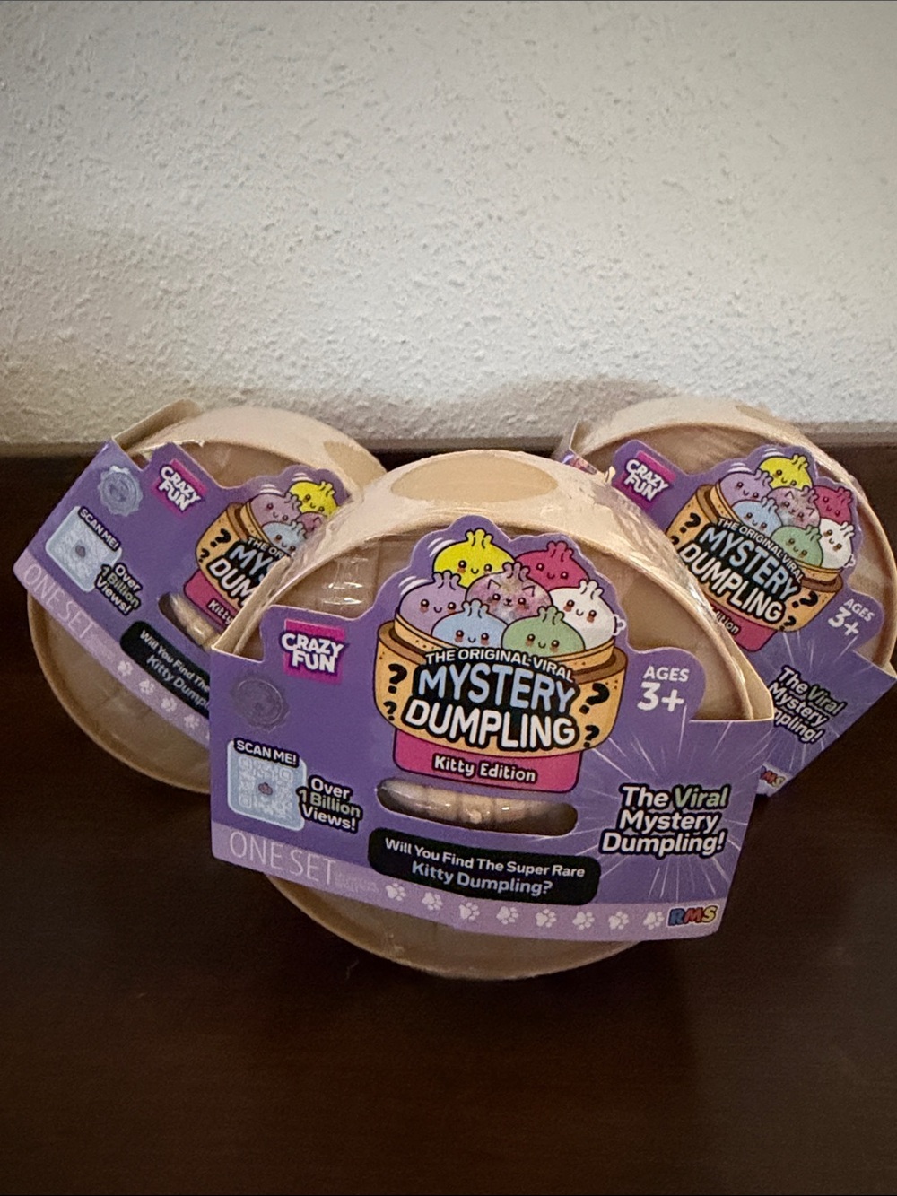 Set of 3 RMS Kitty Edition Dumplings
